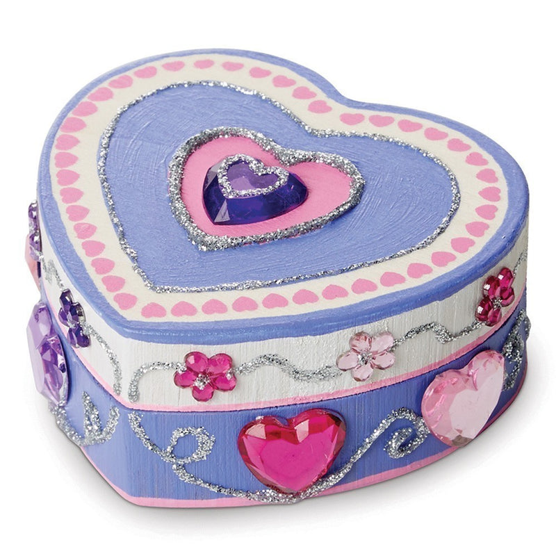 DECORATE YOUR OWN - Wooden Heart Box